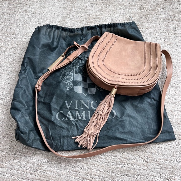 Vince Camuto Suede Saddle Bag - Picture 1 of 1